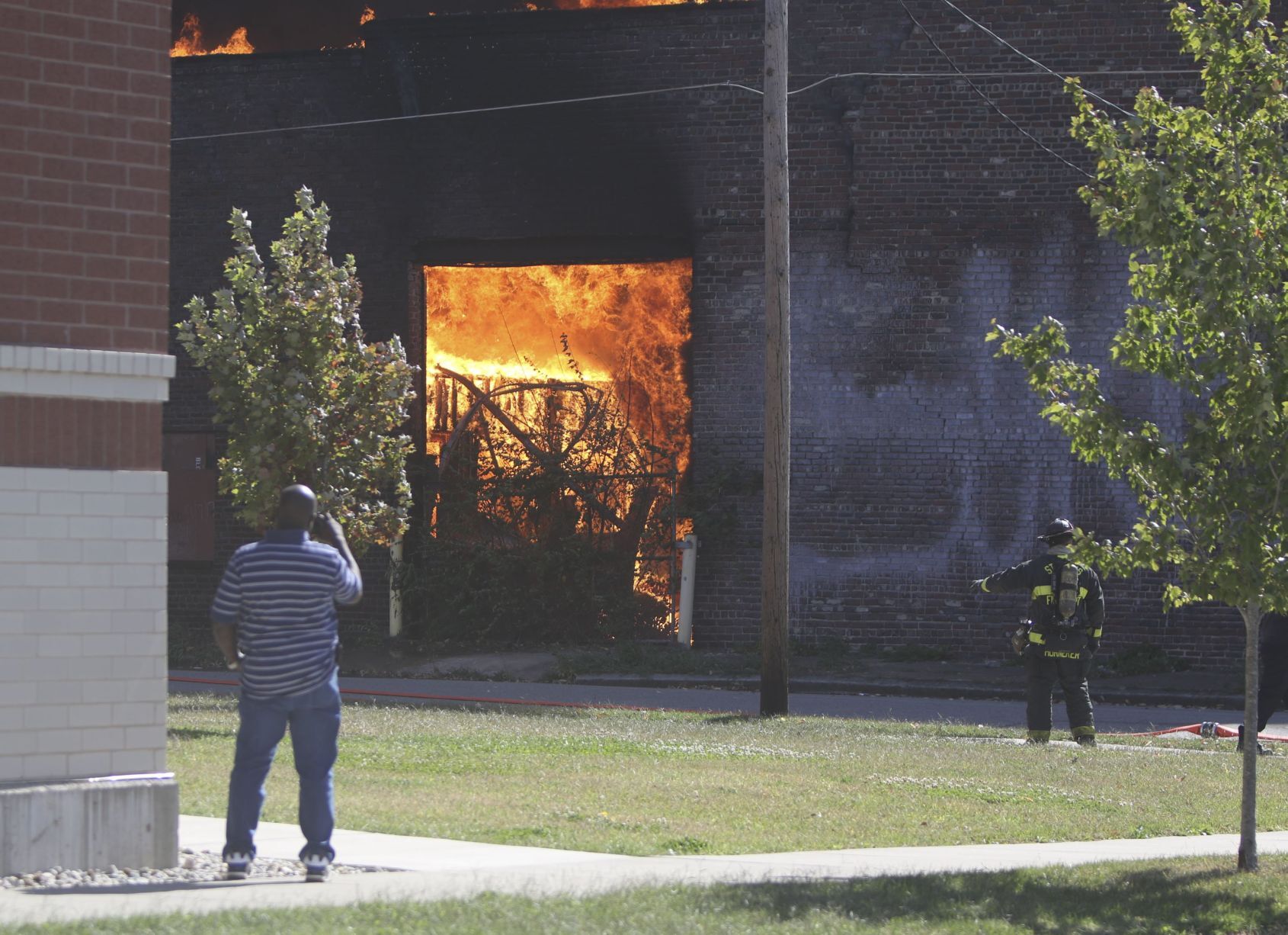 Warehouse Fire on N. 13th St. and Howard St. in St. Louis
